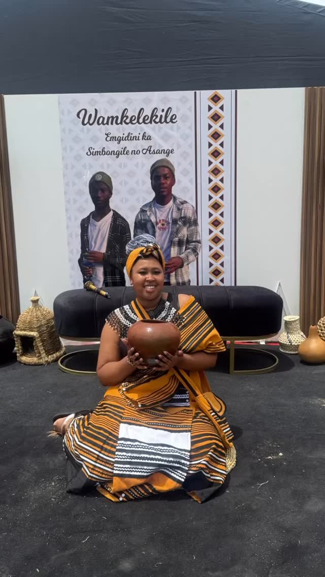 Traditional Xhosa welcome ceremony backdrop